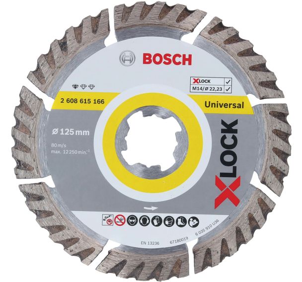 Disques à tronçonner diamantés X-lock Standard for Universal - Bosch