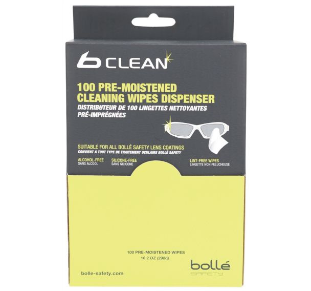 Distributeur de 100 lingettes pré-impégnées - Bollé