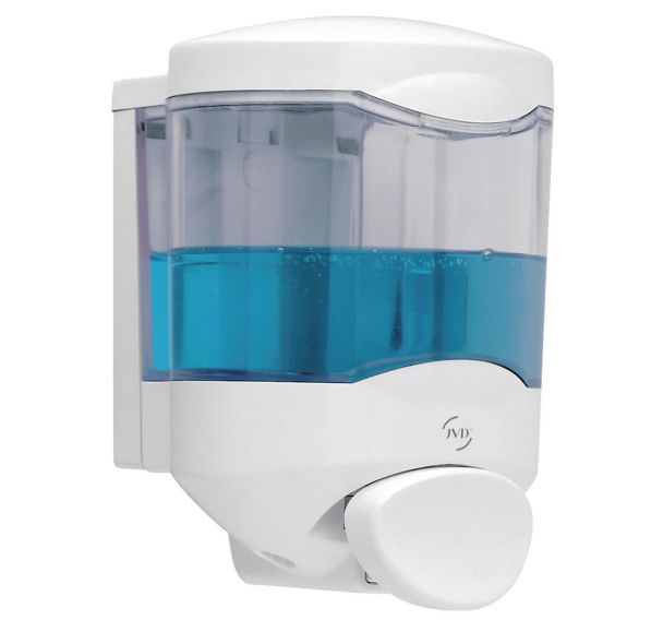 Distributeur savon bouton poussoir Crystal - JVD