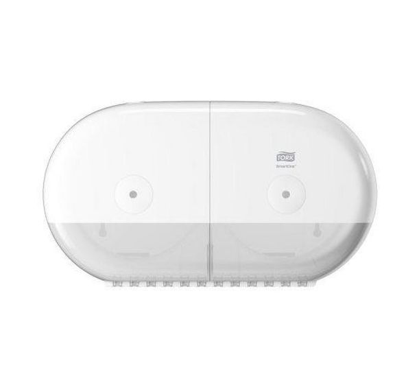 Distributeur double Tork T9 - Papier toilette Smartone, Coloris : Blanc