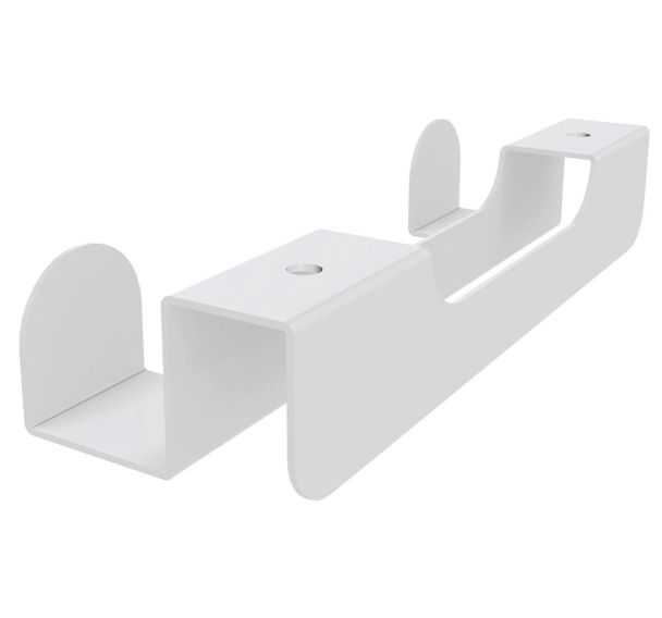 Double patère blanc pour Meeting box acoustique