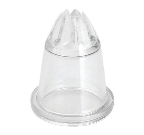Douille copolyester cannelée F7 - Lot de 2