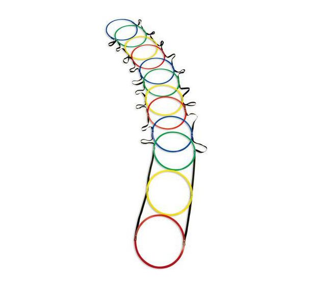 Echelle d agilite avec 12 cerceaux
