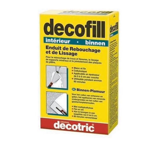 Enduit poudre Decofill intérieur - 1 Kg