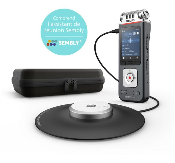 Enregistreur audio dictaphone DVT8115
