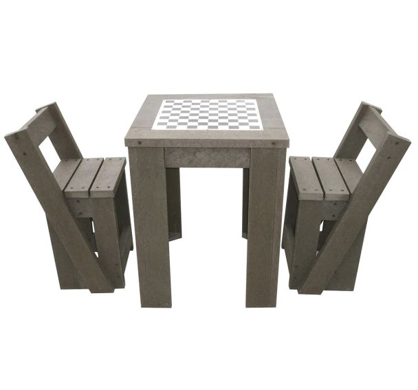 Ensemble Echiquier Canopée plastique recyclé - Espace Urbain