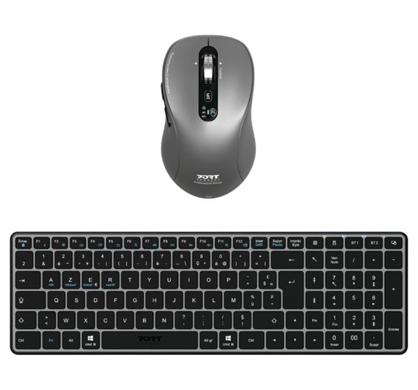 Ensemble clavier souris sans fil Bluetooth Expert Pack Port Designs