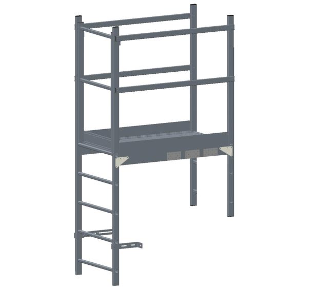 Ensemble palier acrotère 1,20 x 0,73 m - Tubesca