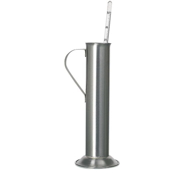 Eprouvette pèse-sirop inox 0,175l