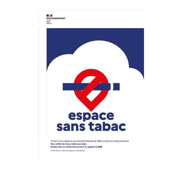 Espace sans tabac PVC - Kaptorama