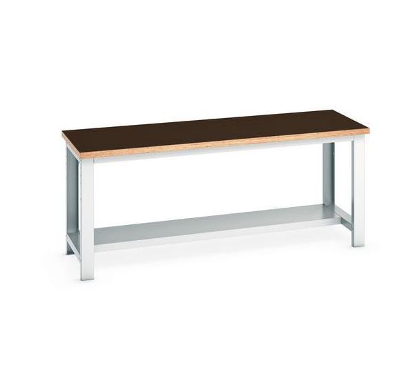 Établi Cubio avec tablette fixe - Largeur 150 cm - Arphénol
