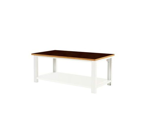 Établi Cubio avec tablette fixe - Largeur 200 cm - Arphénol