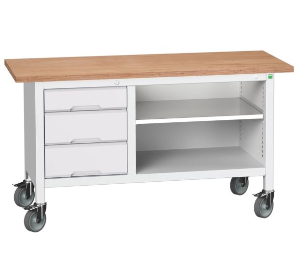 Etabli Monobloc Roulant Verso1500x600 M12 - Bott