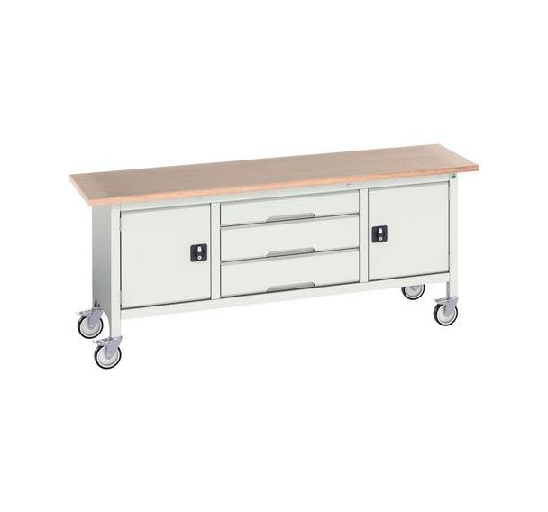 Etabli Monobloc Roulant Verso 2000 x 600 M32 - Bott