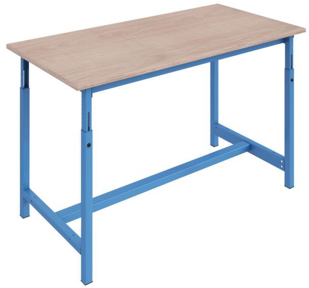 Etabli PTH MH24 plateau hêtre multiplis réglable crémaillère - Sofame