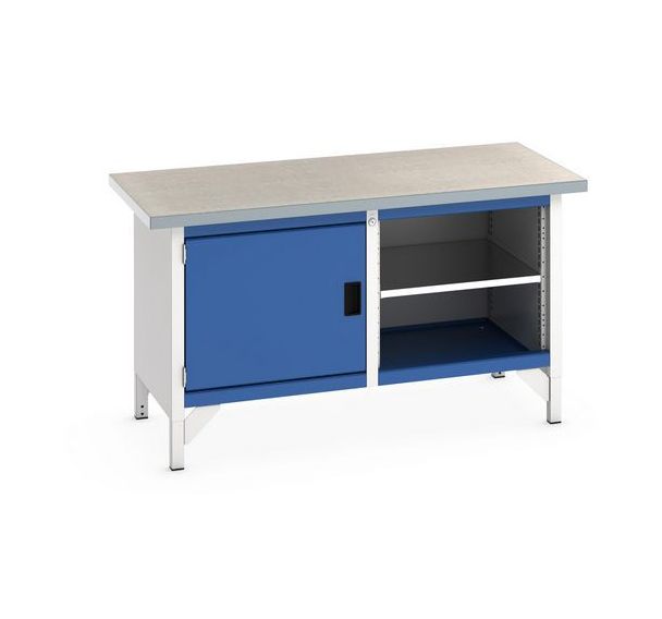 Etabli en linoléum Cubio - 1 porte - L1500mm - Bott