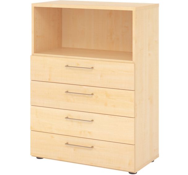 Étagère à 4 tiroirs et 1 niveau Advanced - Hammerbacher