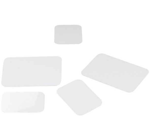 Étiquette pvc blanc - Lot de 10 - 7x5 cm