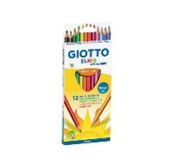 Etui 12 crayons 18 cm Elios tri Omyacolor Giotto