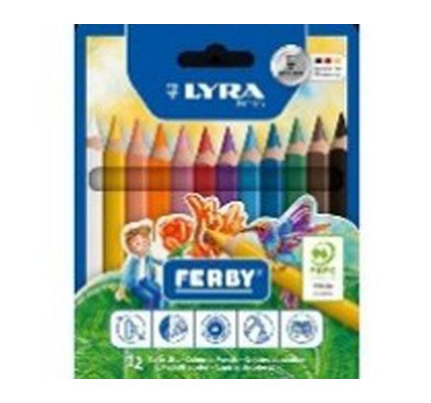 Etui 12 crayons Ferby 12 cm Ø mine 6,25 mm
