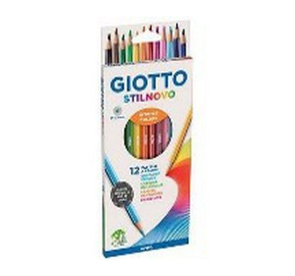 Etui 12 crayons couleurs assorties Omyacolor Giotto Stilnovo 2