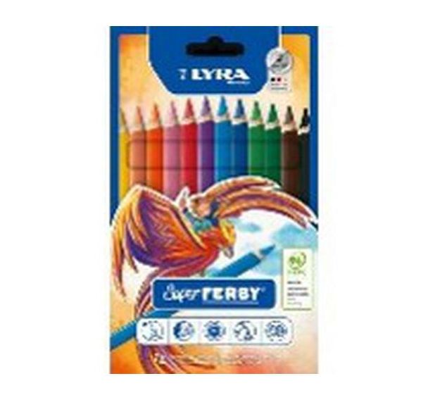Etui 12 crayons gros module super Ferby 18 cm