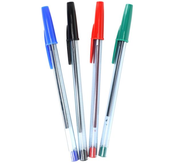 Etui 4 stylos bille pointe moyenne 1mm