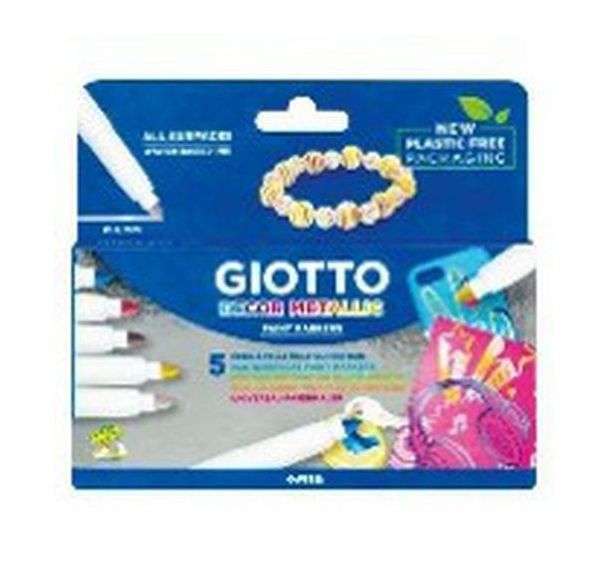 Etui 5 feutres décor métal Giotto