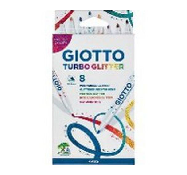 Etui 8 feutres à paillettes Glitter Giotto