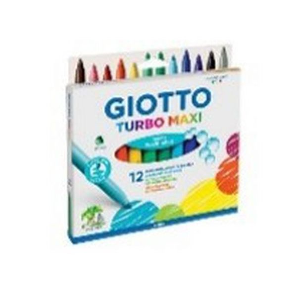 Etui carton 12 feutres pointe extra large