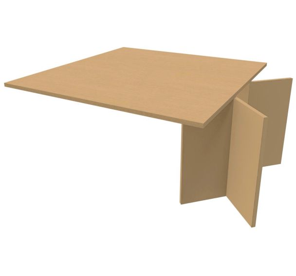 Extension table réunion ovale Quatuor - Manutan Expert