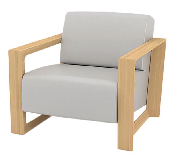 Fauteuil Arco enduit PVC M1 - Quadrifoglio