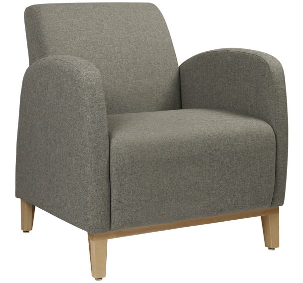 Fauteuil Marsan pied hêtre tissu polyester - GGI