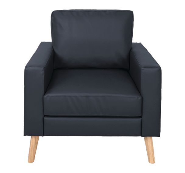 Fauteuil Stockolm revêtement enduit PVC - MMP