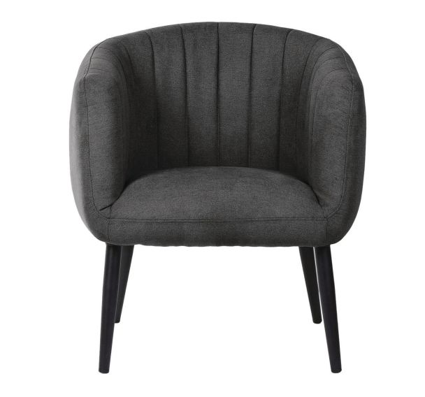Fauteuil Venice gris foncé