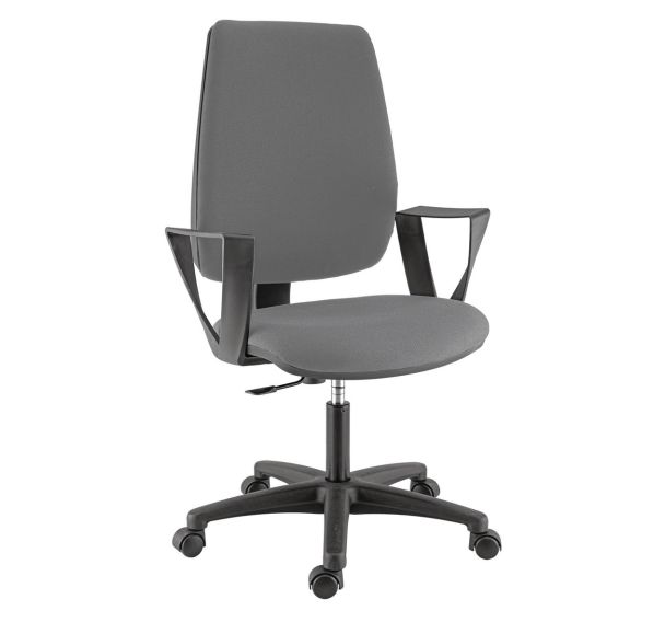 Fauteuil accoudoirs fixes Kiwi tissu M1 - Sokoa