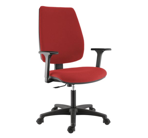 Fauteuil accoudoirs réglables Kiwi tissu M1 - Sokoa