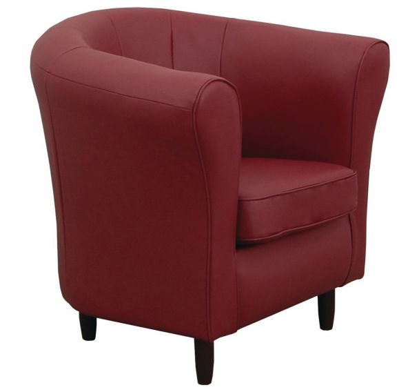 Fauteuil accueil Marta enduit PVC - MMP
