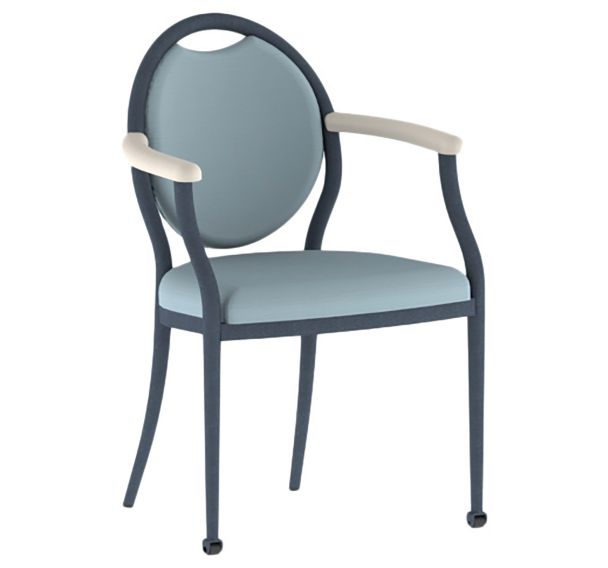 Fauteuil bridge 260 mobile alu/mousse tissu abaka - Mobidecor