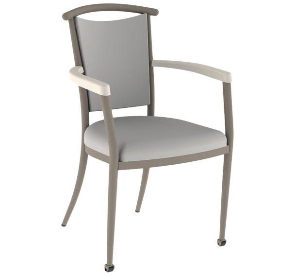 Fauteuil bridge 550 mobile alu/mousse tissu abaka - Mobidecor