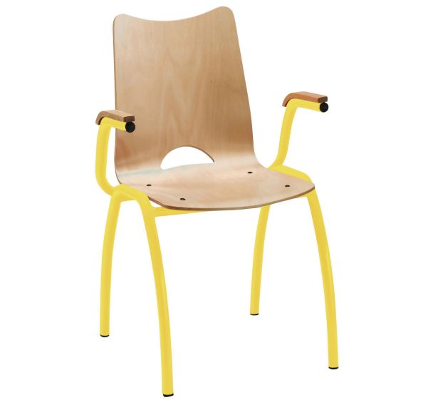 Fauteuil maitre Céphée accoudoirs bois - Manutan Expert