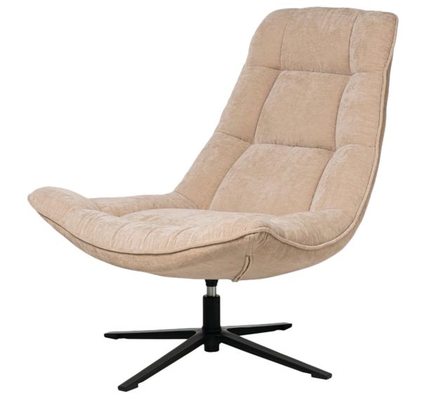 Fauteuil pivotant PARMA Beige