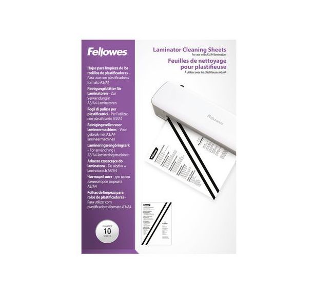 Feuille A4 de nettoyage pour plastifieuse