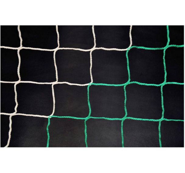 Filet de foot de stades 2 couleurs 4mm - Blanc / Vert
