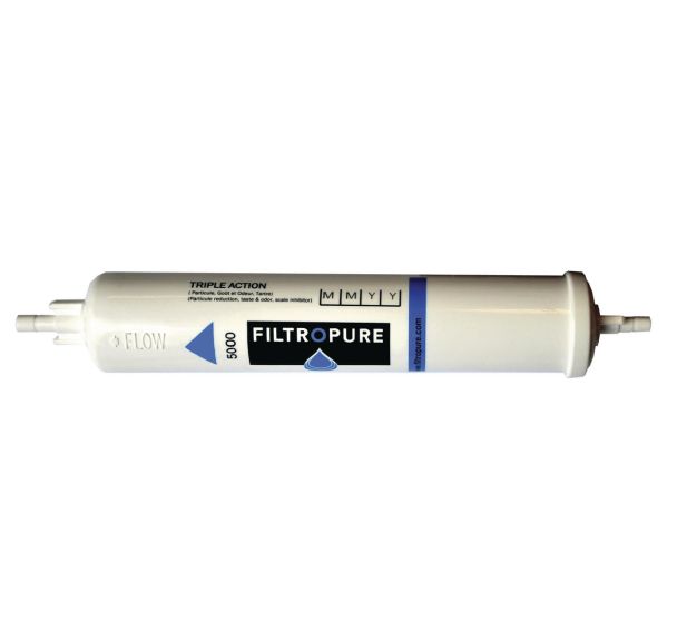 Filtre à eau triple action 5000 avec raccords pour evopure