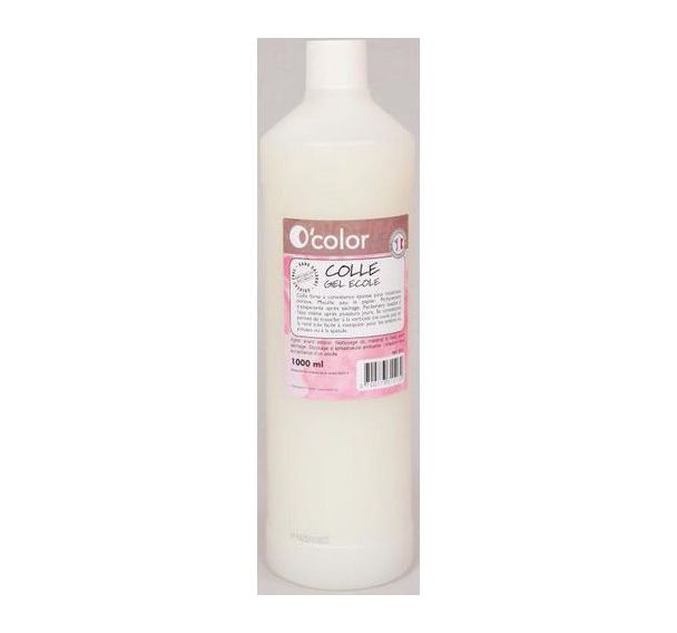 Flacon 1L colle gel école