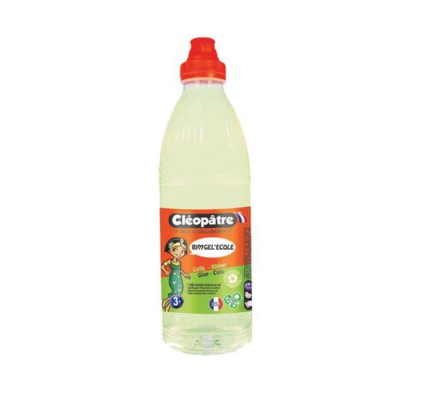 Flacon 1 litre colle gel végétale super épaisse Biogel Ecole