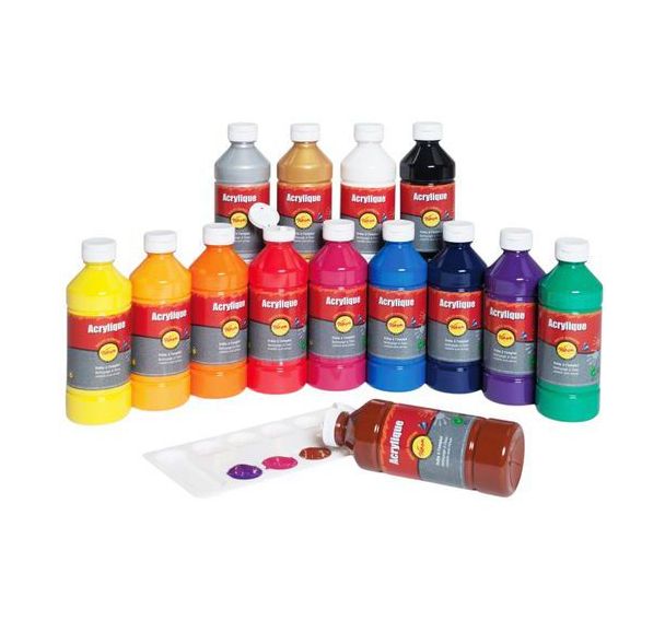 Flacon 500 ml gouache acrylique - Pichon