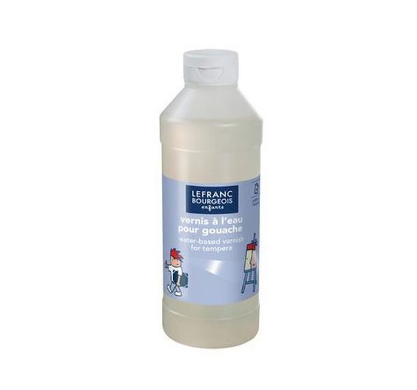 Flacon de 500 ml de vernis à l’eau lefranc & bourgeois