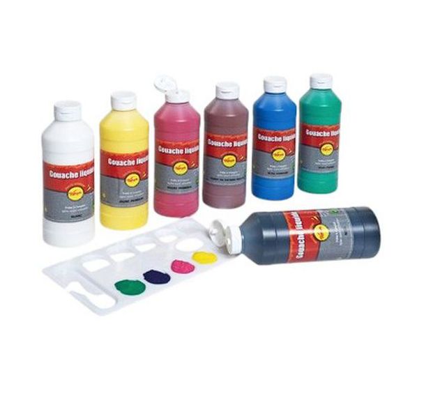 Flacon gouache liquide 500 ml avec bec verseur - Pichon